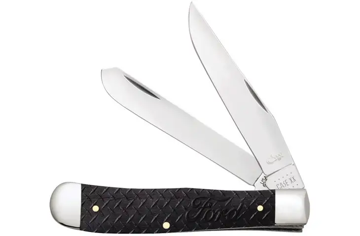 Case Ford Trapper Gray ColorWash Folding Knife