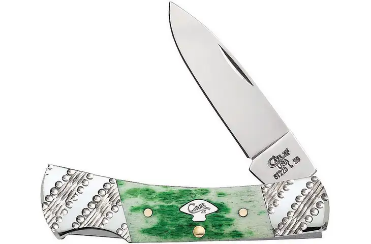 Case Lockback Emerald Bone Folding Knife
