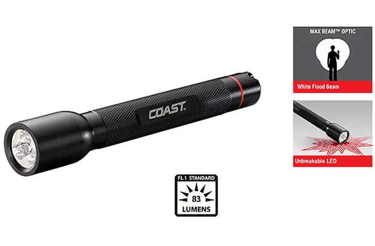 Coast G25 Black Flashlight