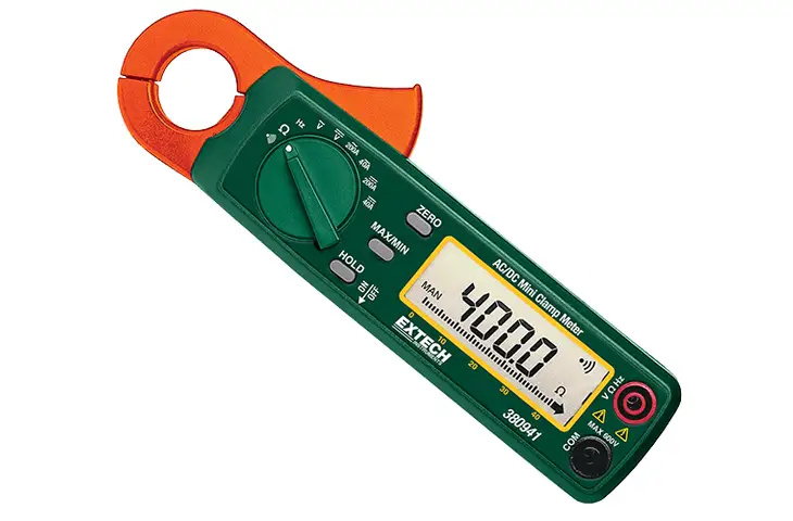 Extech Instruments Clamp Meter with DMM, Mini