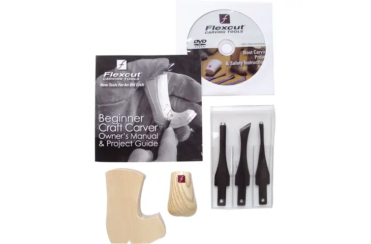 Flexcut 3 Blade Beginner Craft Carver Set