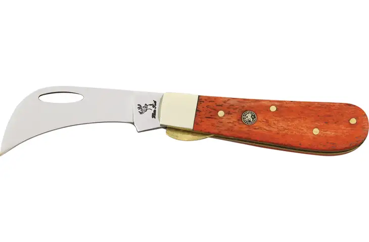 Frost Little Hawkbill Orange Folding Knife