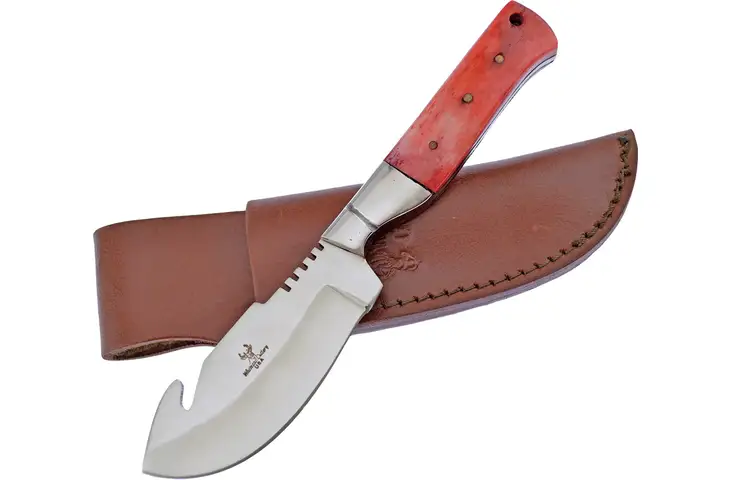 Frost Skinner Red Pick Bone Fixed Blade Knife