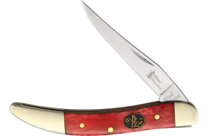 Frost Small Toothpick Red Bone Folding Knife