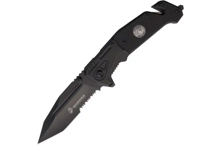 USMC Linerlock A/O Black M-A3003BK